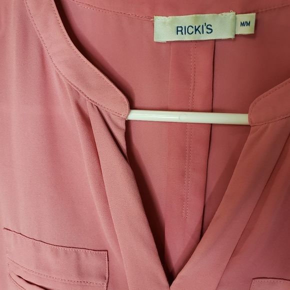 3 for $25 Ricki's Pink Tank Top Blouse Medium - Picture 4 of 5